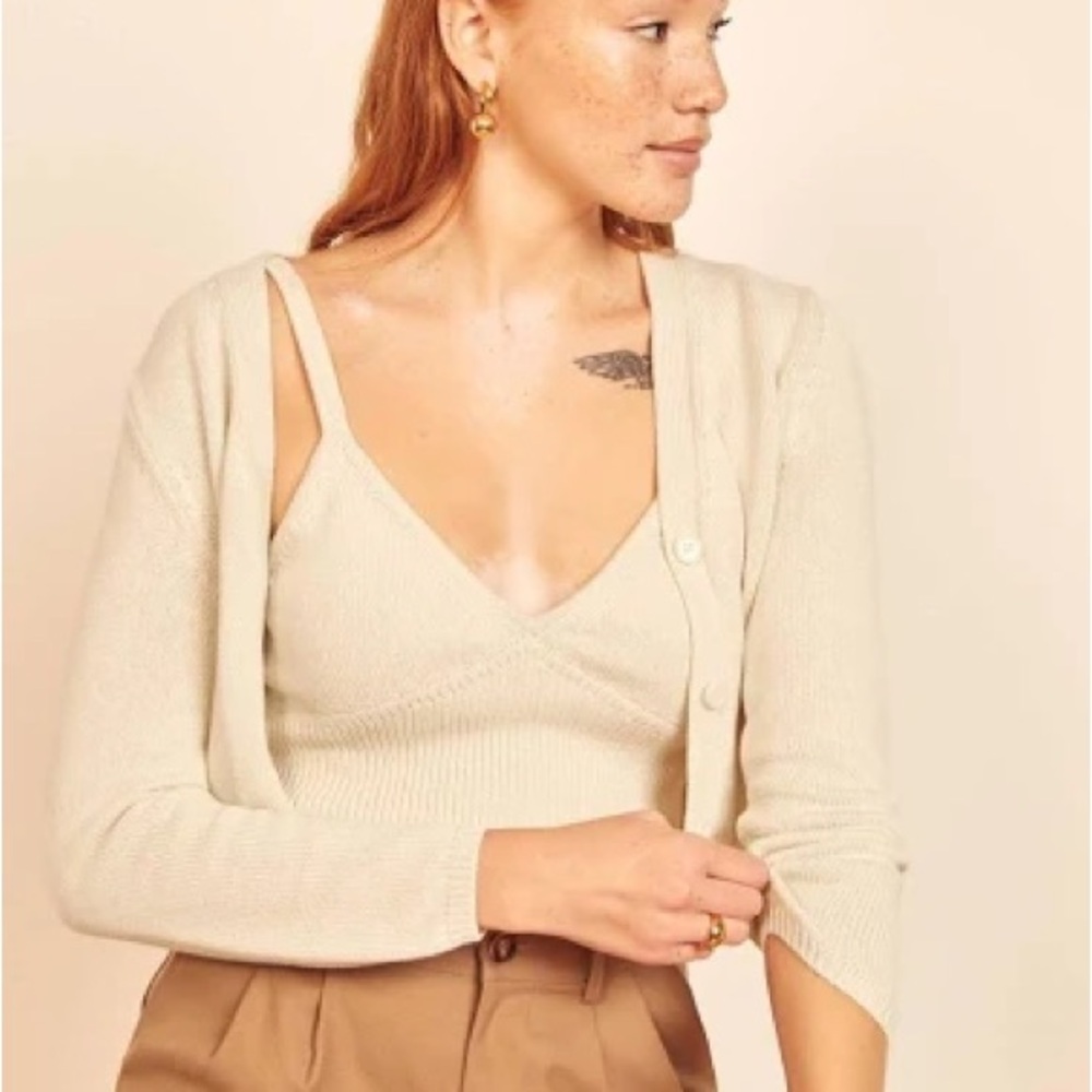 Reformation Tille sweater set